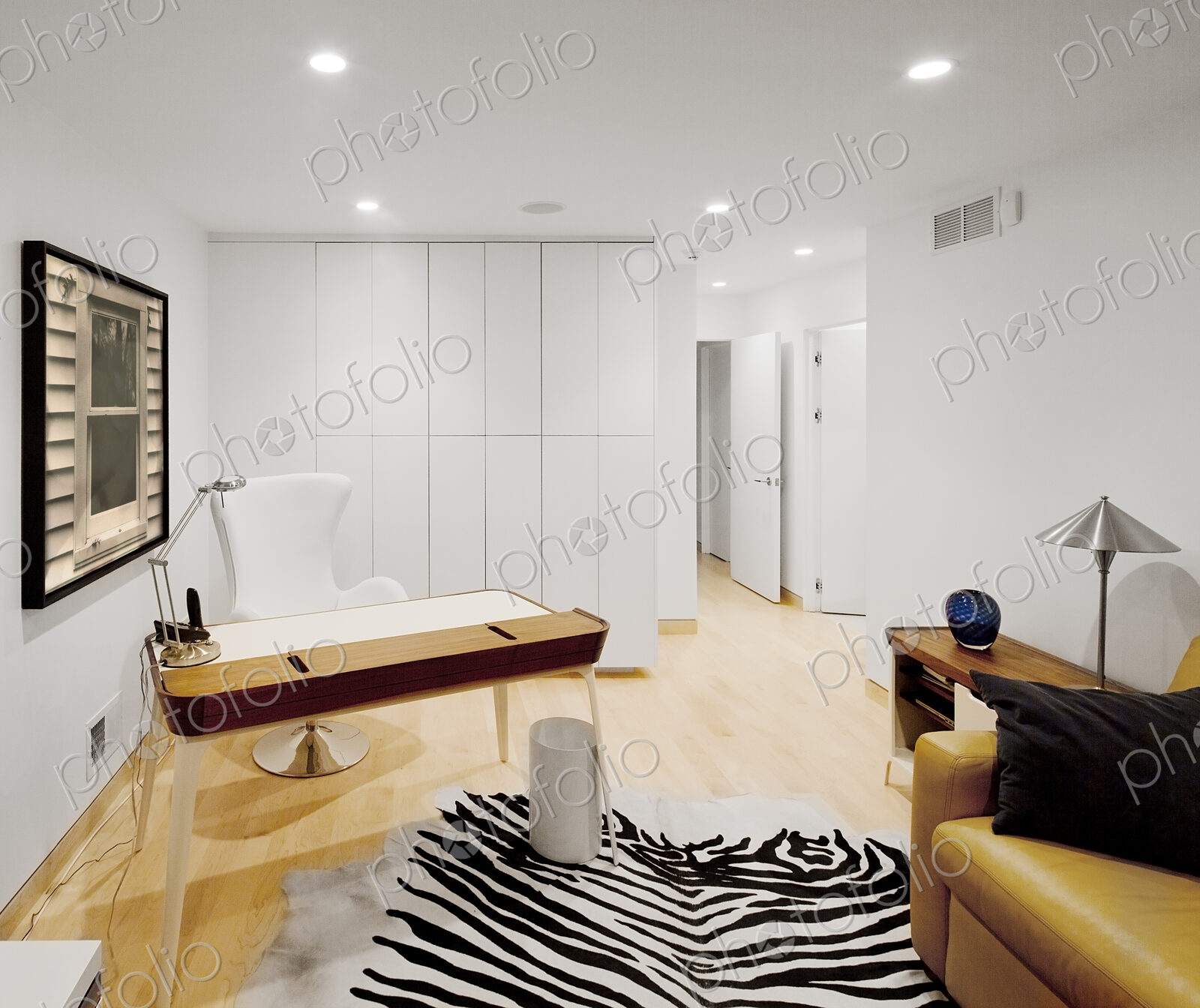Modern office in a home