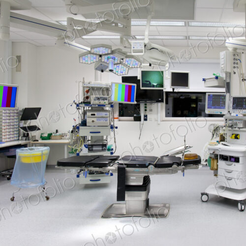 Modern well equipped operating theatre in a new hospital. Modern well equipped operating theatre in a new hospital.