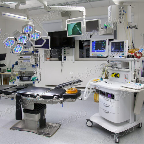 Modern well equipped operating theatre in a new hospital. Modern well equipped operating theatre in a new hospital.