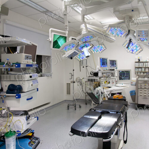 Modern well equipped operating theatre in a new hospital. Modern well equipped operating theatre in a new hospital.
