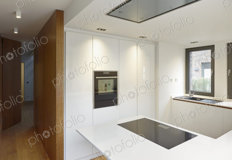 Modern white kitchen