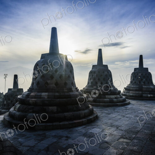Monuments in Borobudur, Jawa Tengah, Indonesia