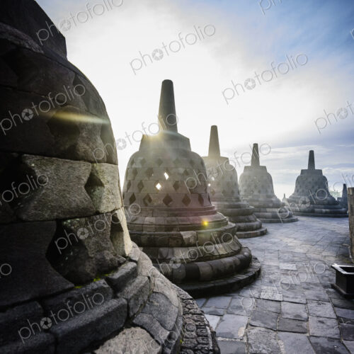Monuments in Borobudur, Jawa Tengah, Indonesia Monuments in Borobudur, Jawa Tengah, Indonesia