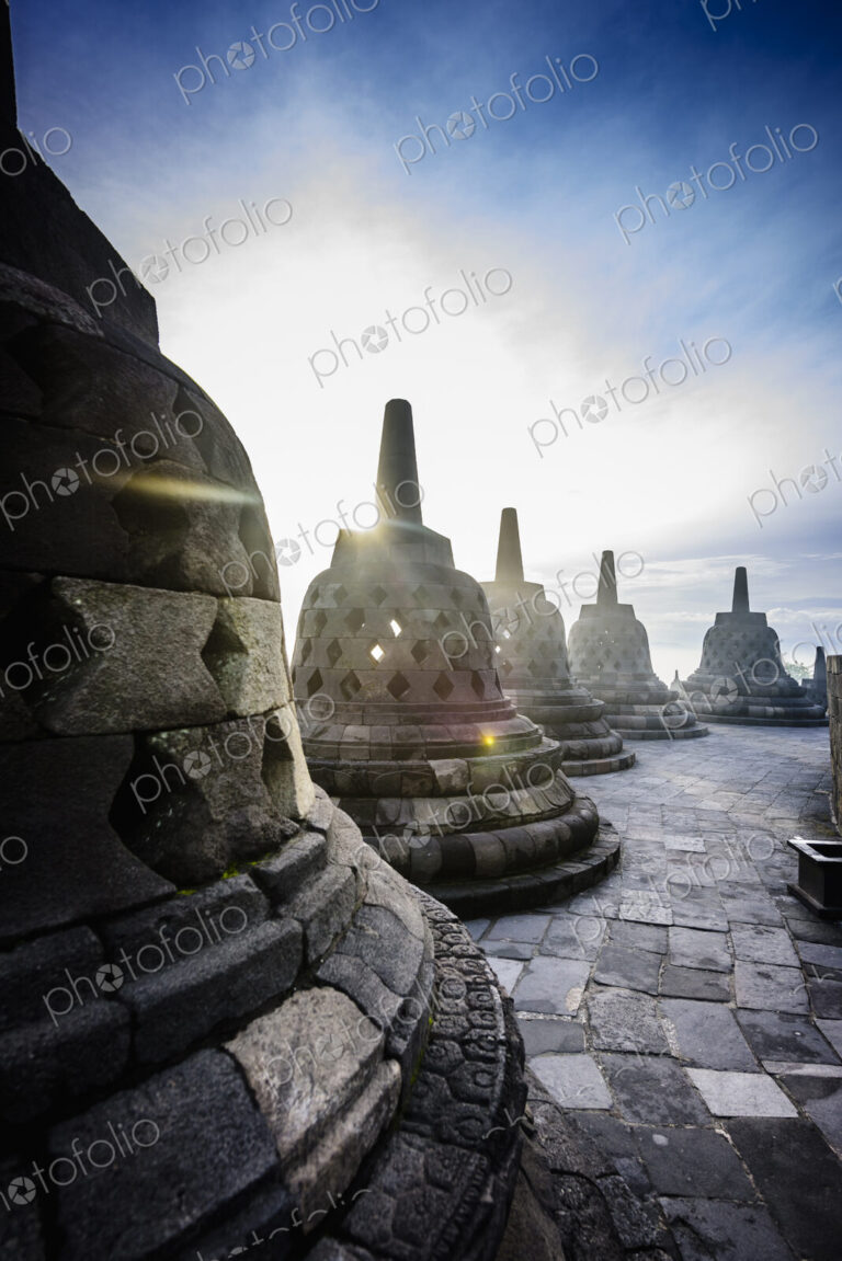 Monuments in Borobudur, Jawa Tengah, Indonesia
