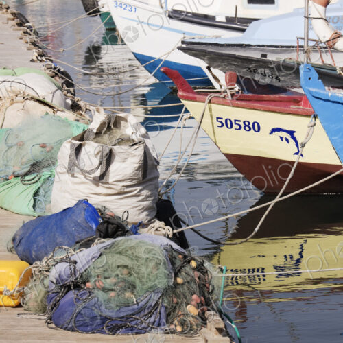 Moored Fishing Boats Moored Fishing Boats