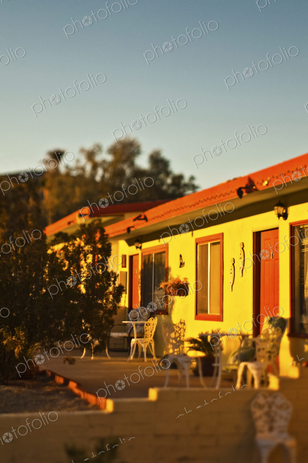Motel at Sunset