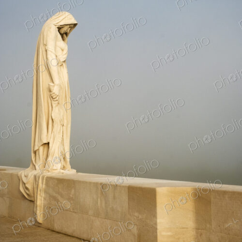 Mother Canada statue at the Canadian World War One Memorial, Vimy Ridge National… Mother Canada statue at the Canadian World War One Memorial, Vimy Ridge National…