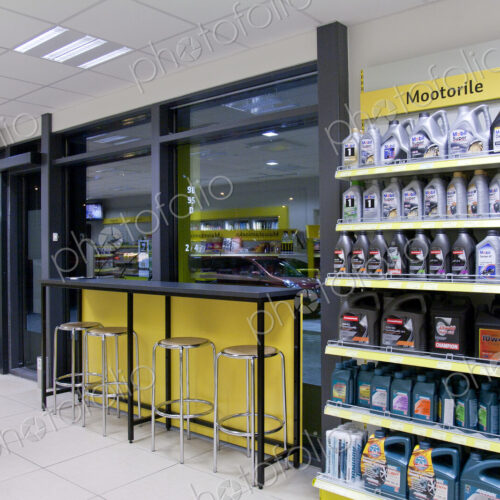 Motor Oil at a Convenience Store