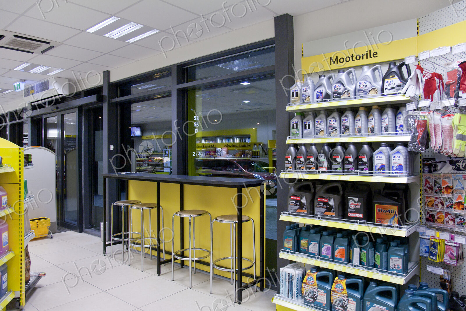 Motor Oil at a Convenience Store