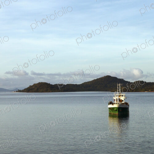 Motorboat in Calm Water Motorboat in Calm Water