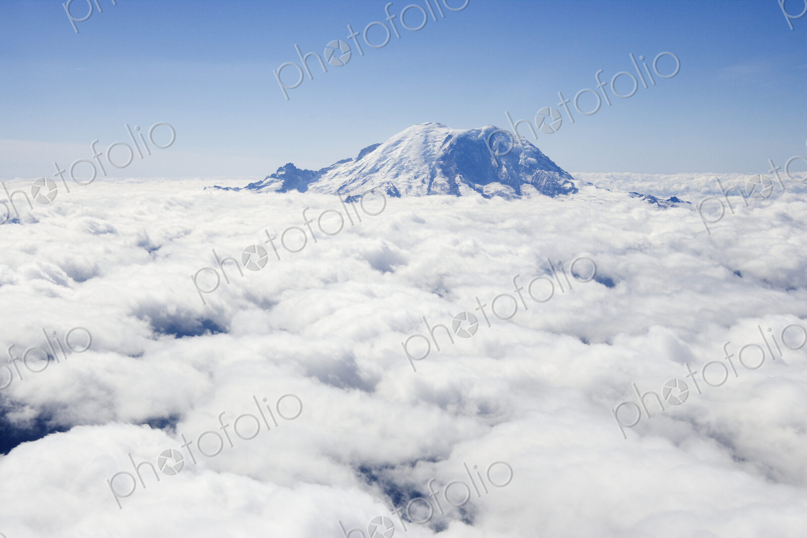 Mount Rainier above the Clouds