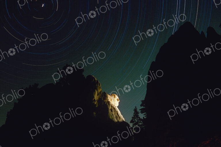 Mount Rushmore at Night