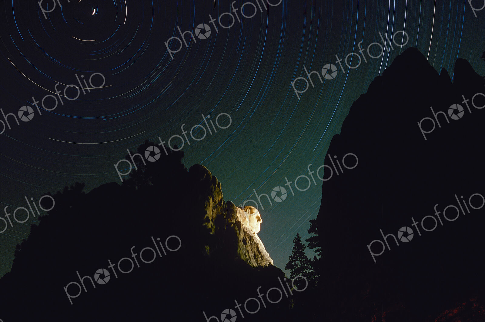 Mount Rushmore at Night