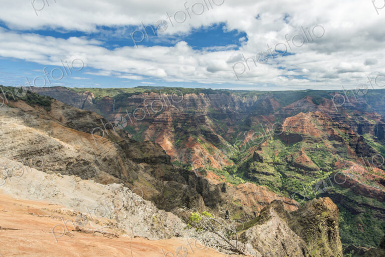 Mountains in Waimea Canyon, Hawaii, United States