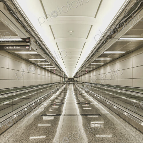 Moving Walkways At Airport
