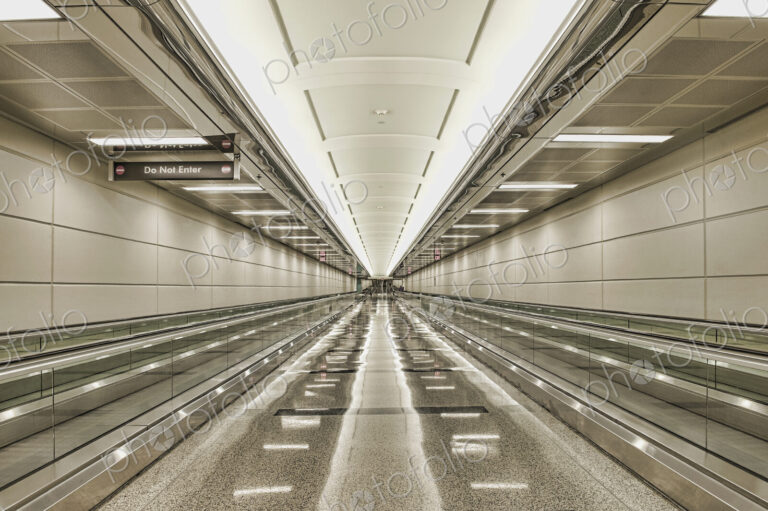 Moving Walkways At Airport