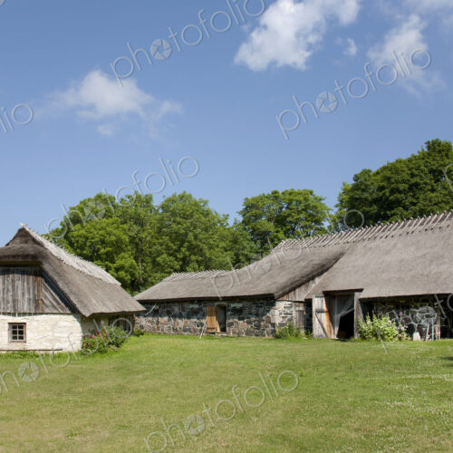 Muhu Museum Exterior in Estonia, a museum of rural life