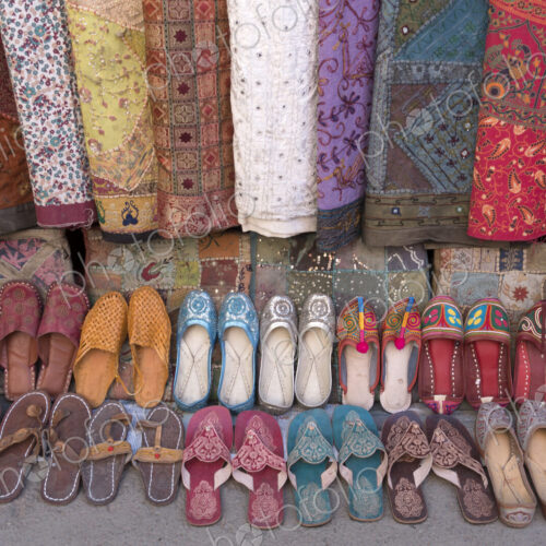 Multicolor sandals and fabric Multicolor sandals and fabric