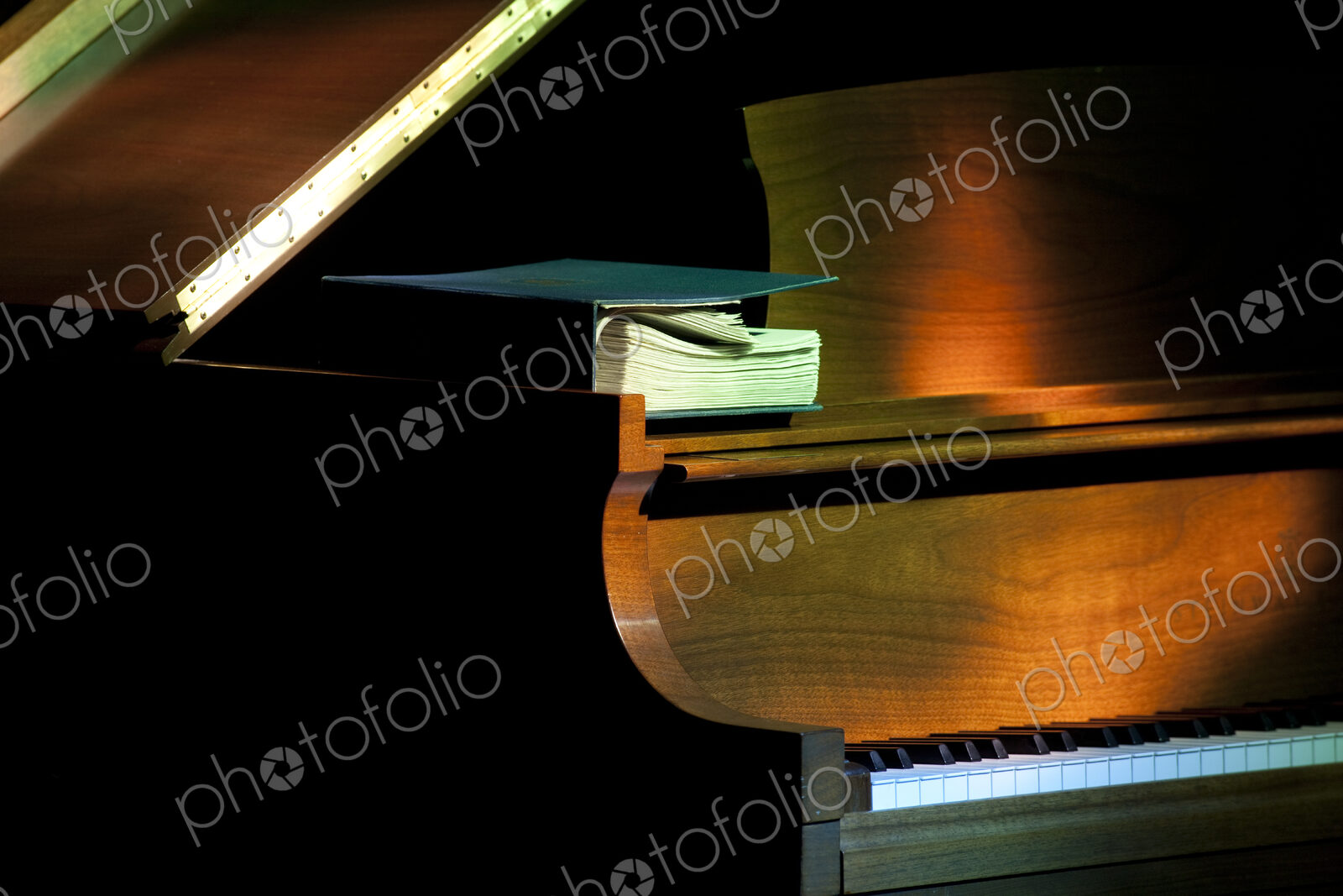 Music Book On Piano
