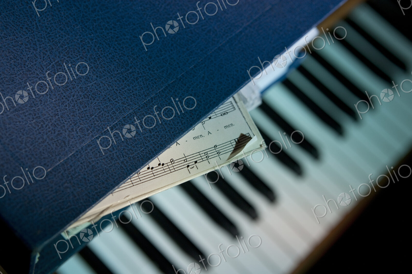 Music Book On Piano