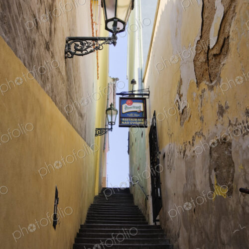 Narrow Alley Stairwell