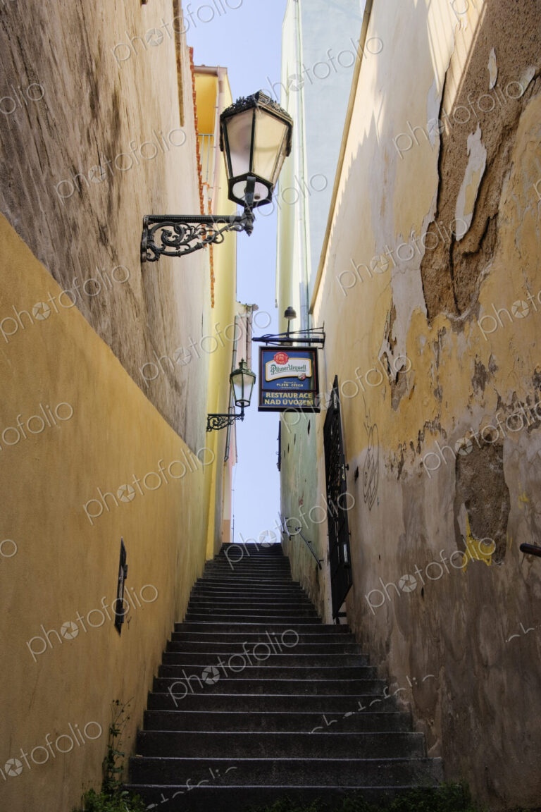 Narrow Alley Stairwell