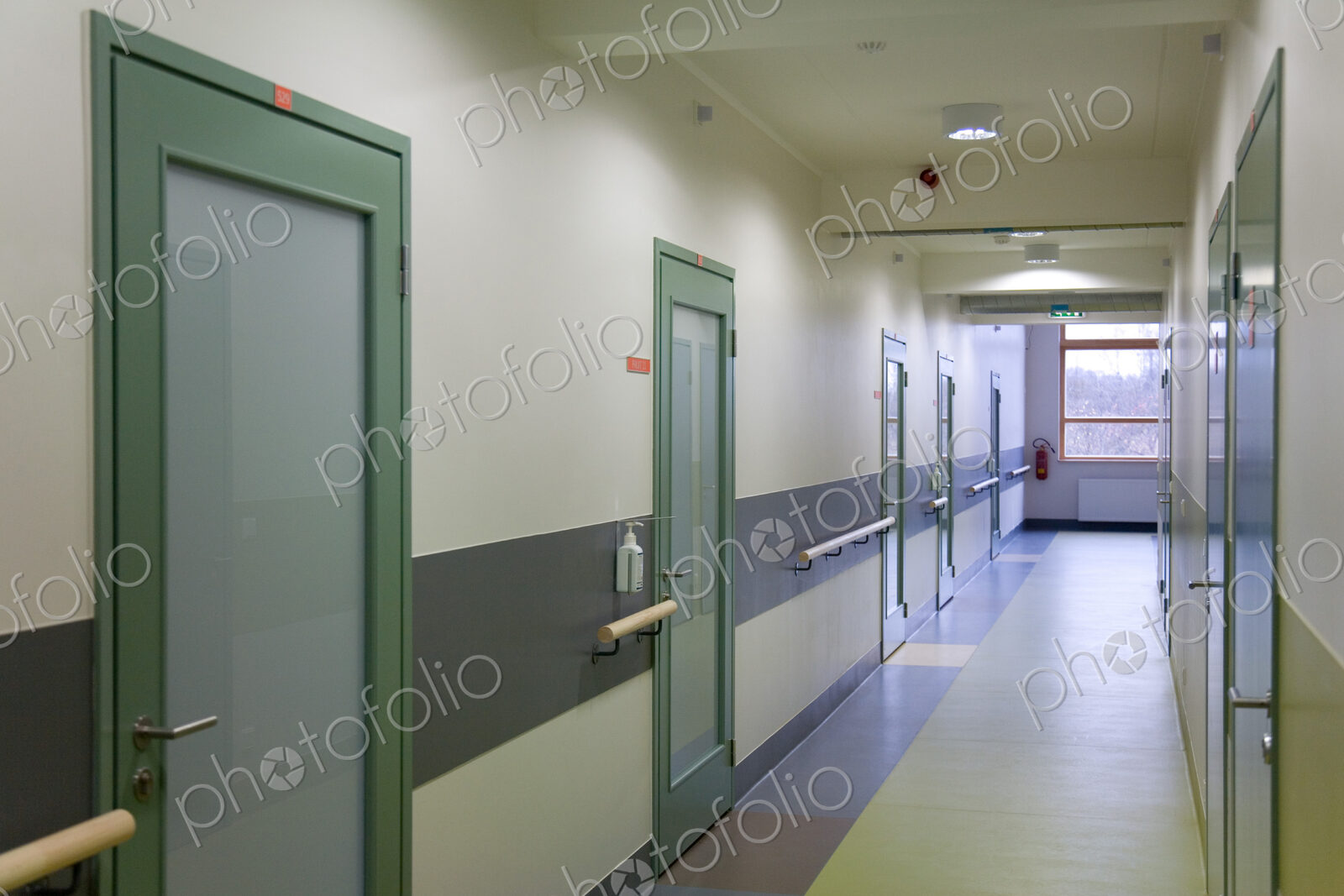 Narrow Nursing Home Hallway