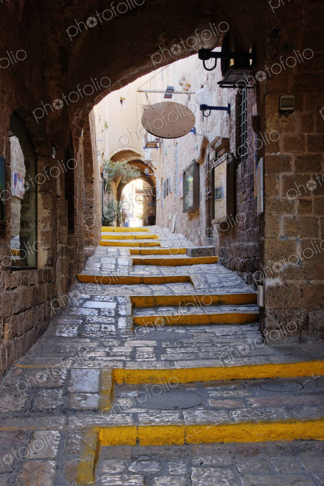 Narrow Old Style Street
