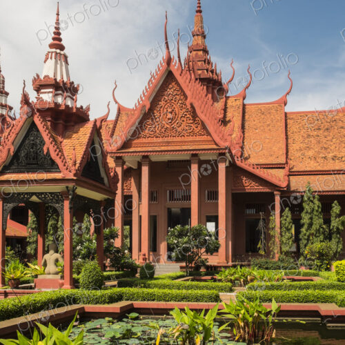 National Museum of Cambodia and courtyard, Phom Penh, Cambodia National Museum of Cambodia and courtyard, Phom Penh, Cambodia