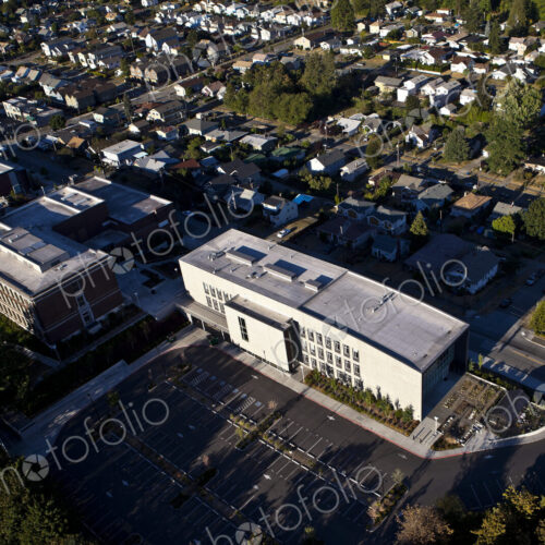 Neighborhood Aerial Shot