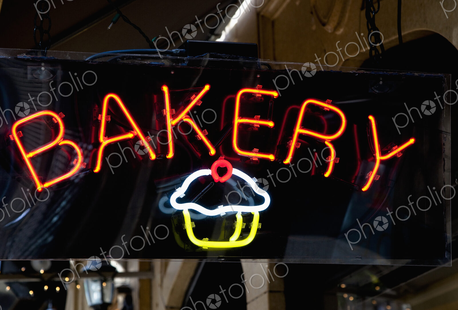 Neon Bakery Sign
