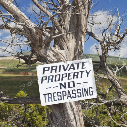 No Trespassing Sign