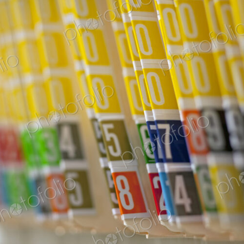 Numbered File Folders