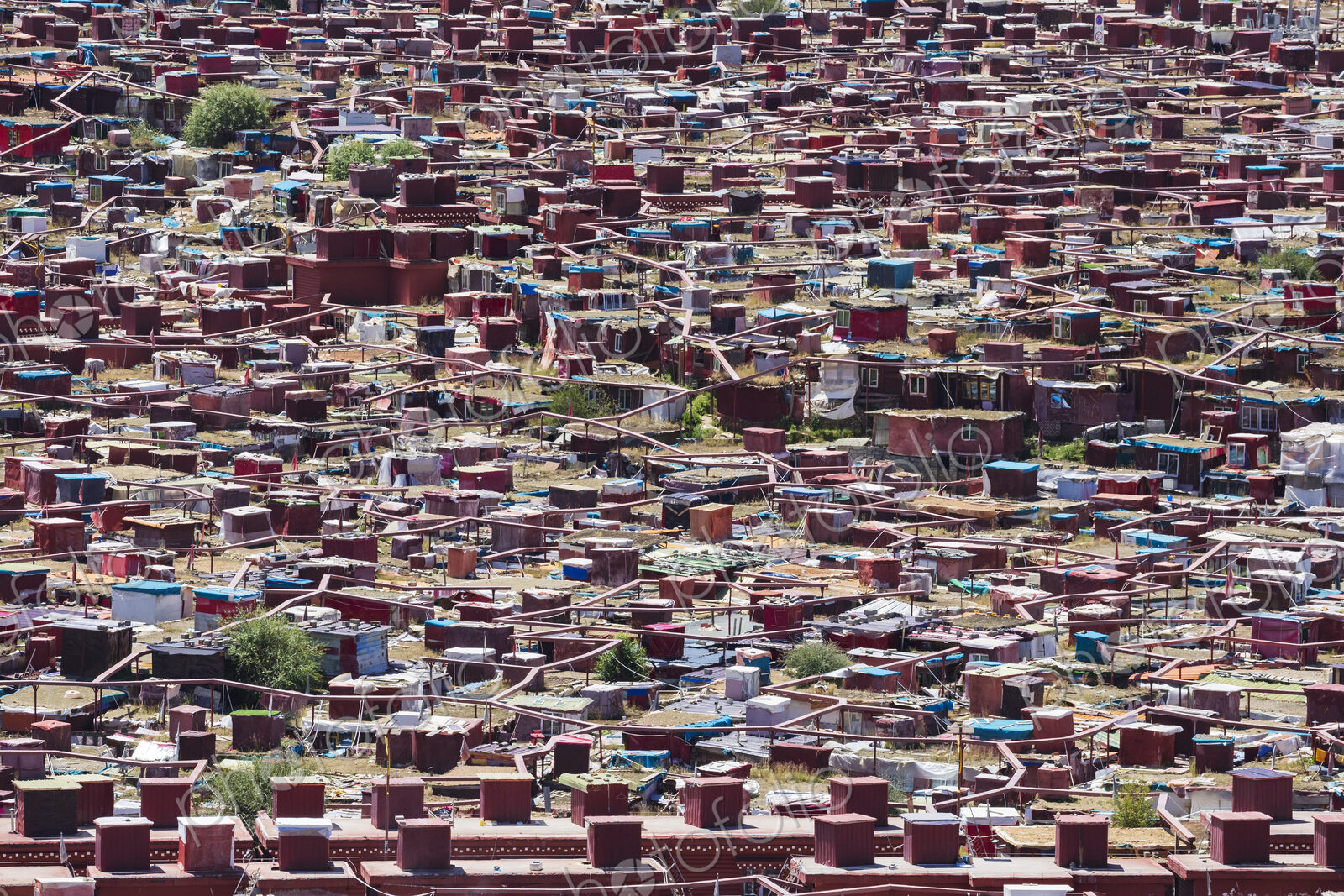 Nun’s Meditation Huts Baiyu, Sichuan Province, Kham Tibet,