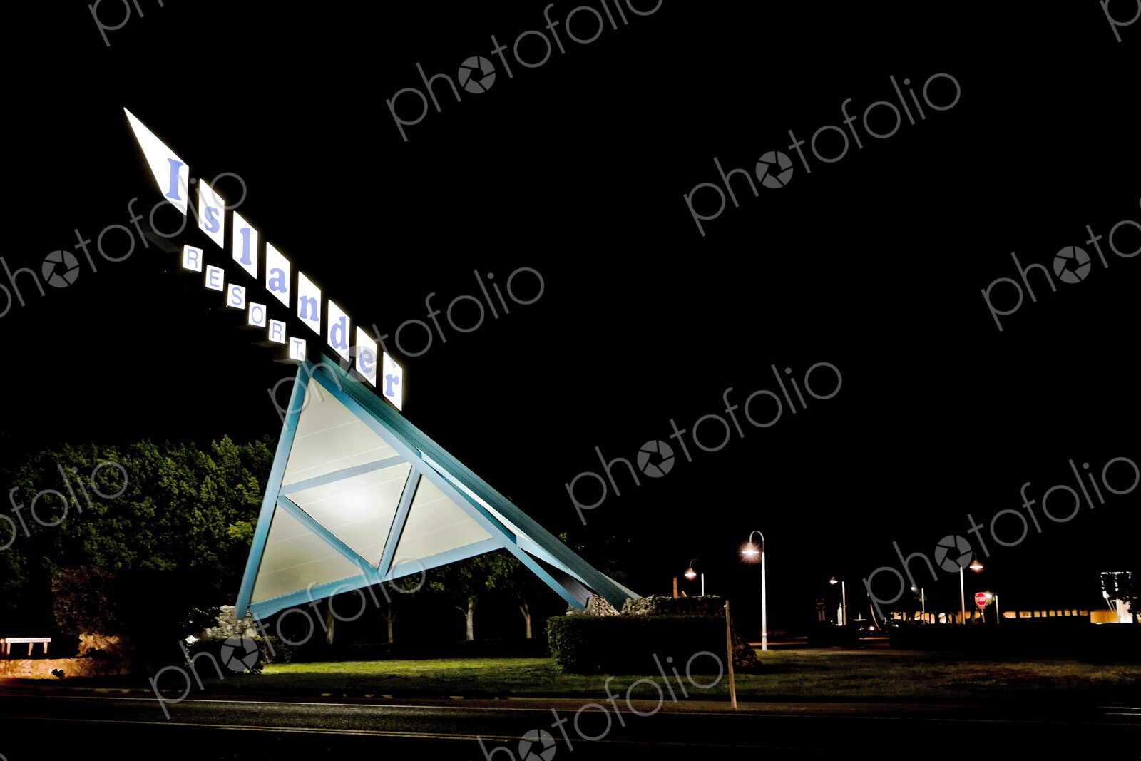 Oceanfront Resort Sign