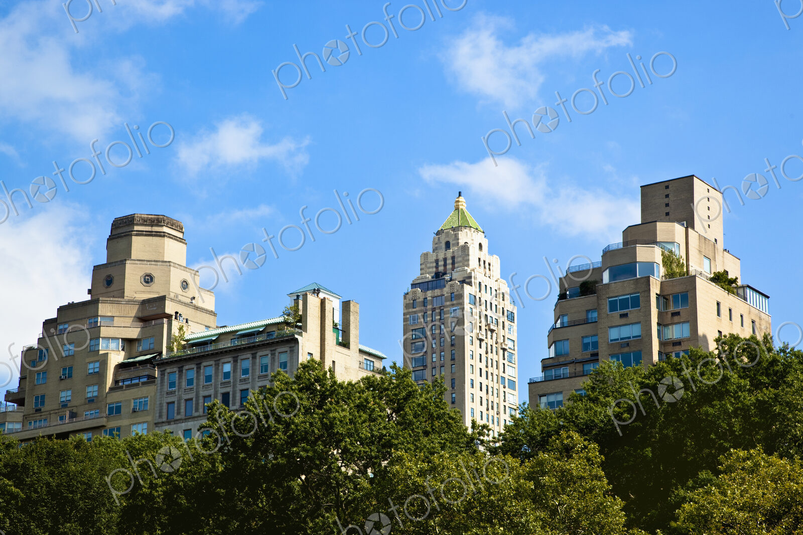 Office Buildings from Central Park