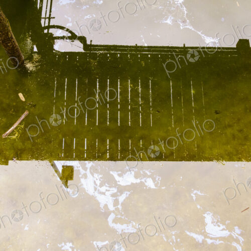 Oil on water near public dock, Kingston, WA USA Oil on water near public dock, Kingston, WA USA