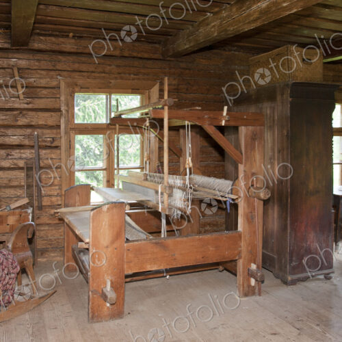 Old Fashion Loom on Display Old Fashion Loom on Display