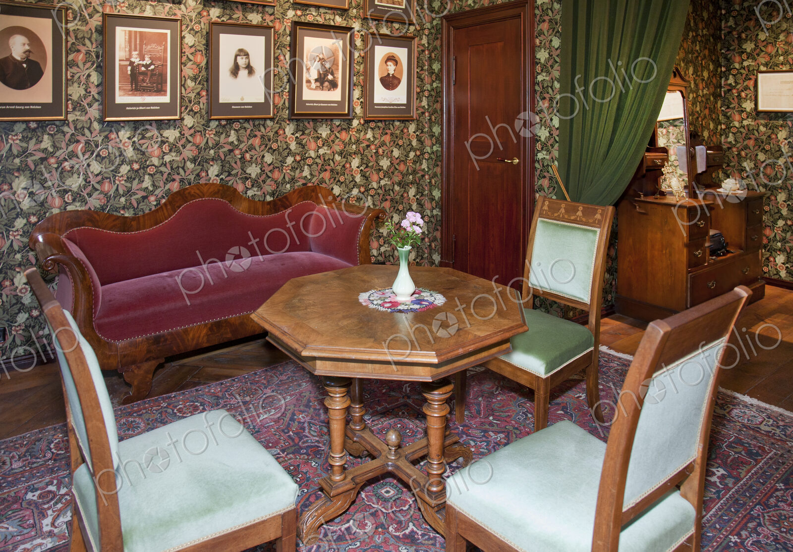 Old Fashioned Furniture at the Alatskivi Castle