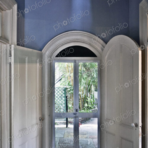 Old-Fashioned Porch Door