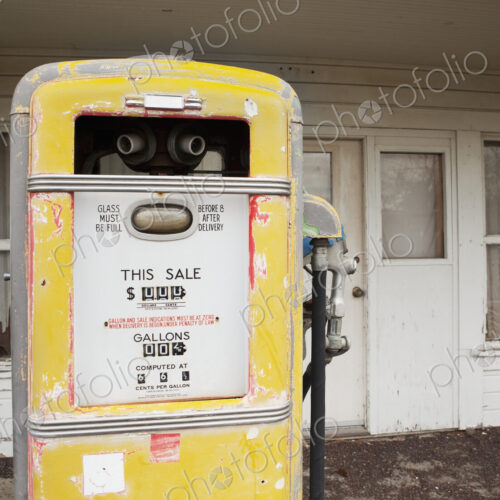 Old Gas Pump