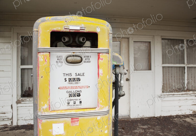 Old Gas Pump