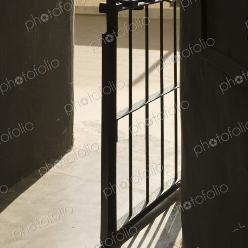 Old Open Jail Cell Door Old Open Jail Cell Door