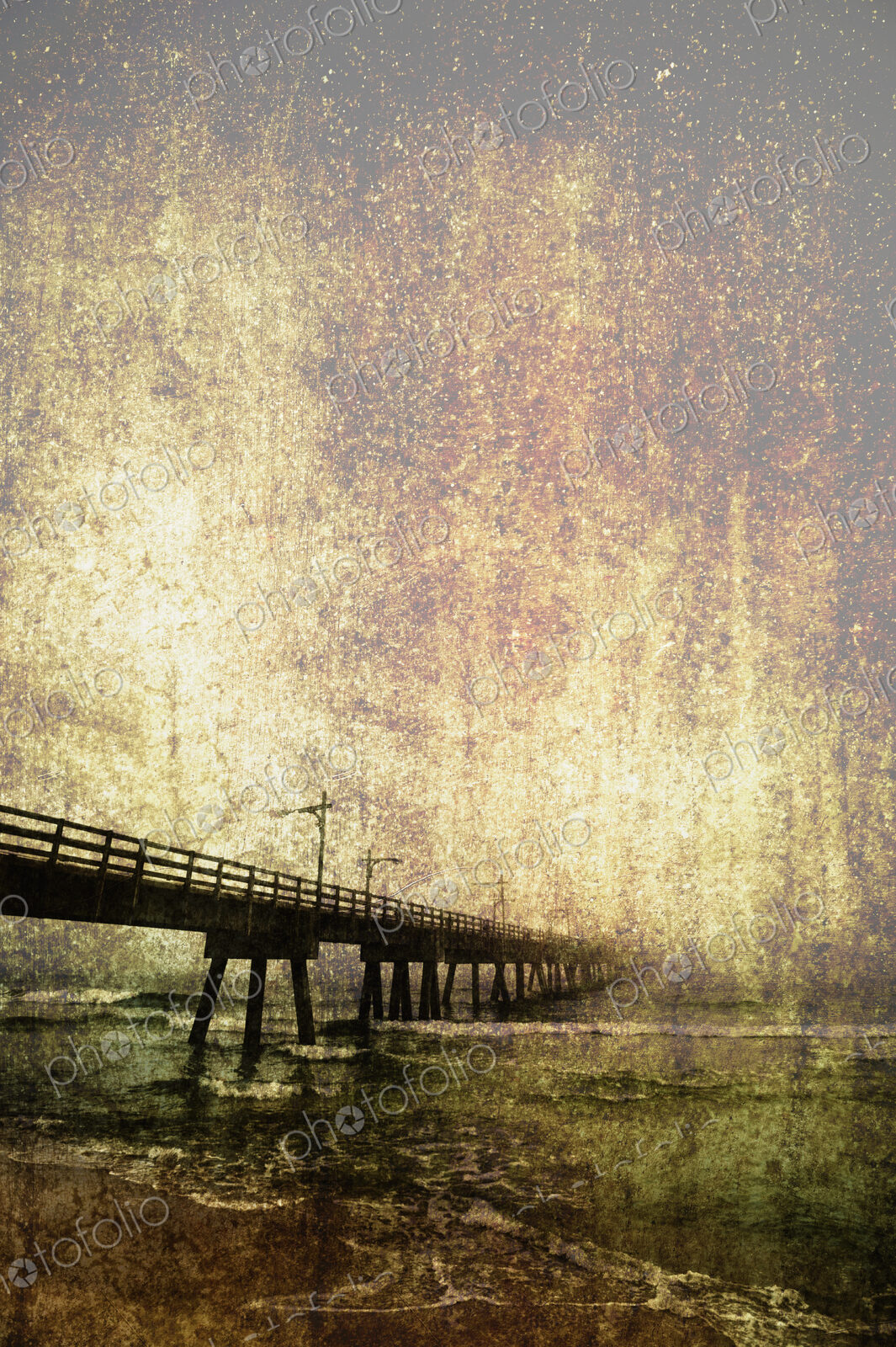 Old Photo of an Ocean Pier