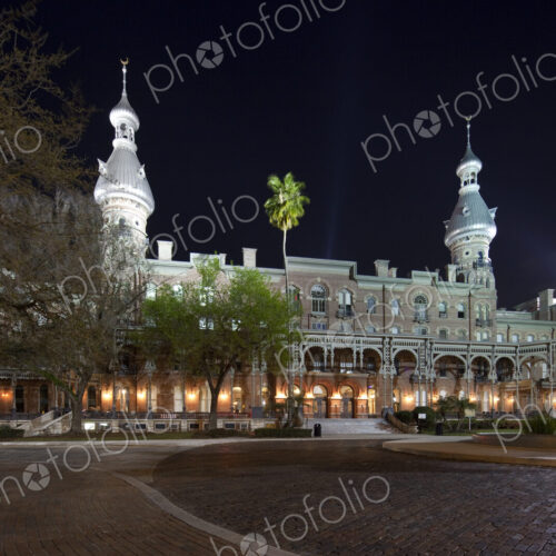Old Style Building at Night