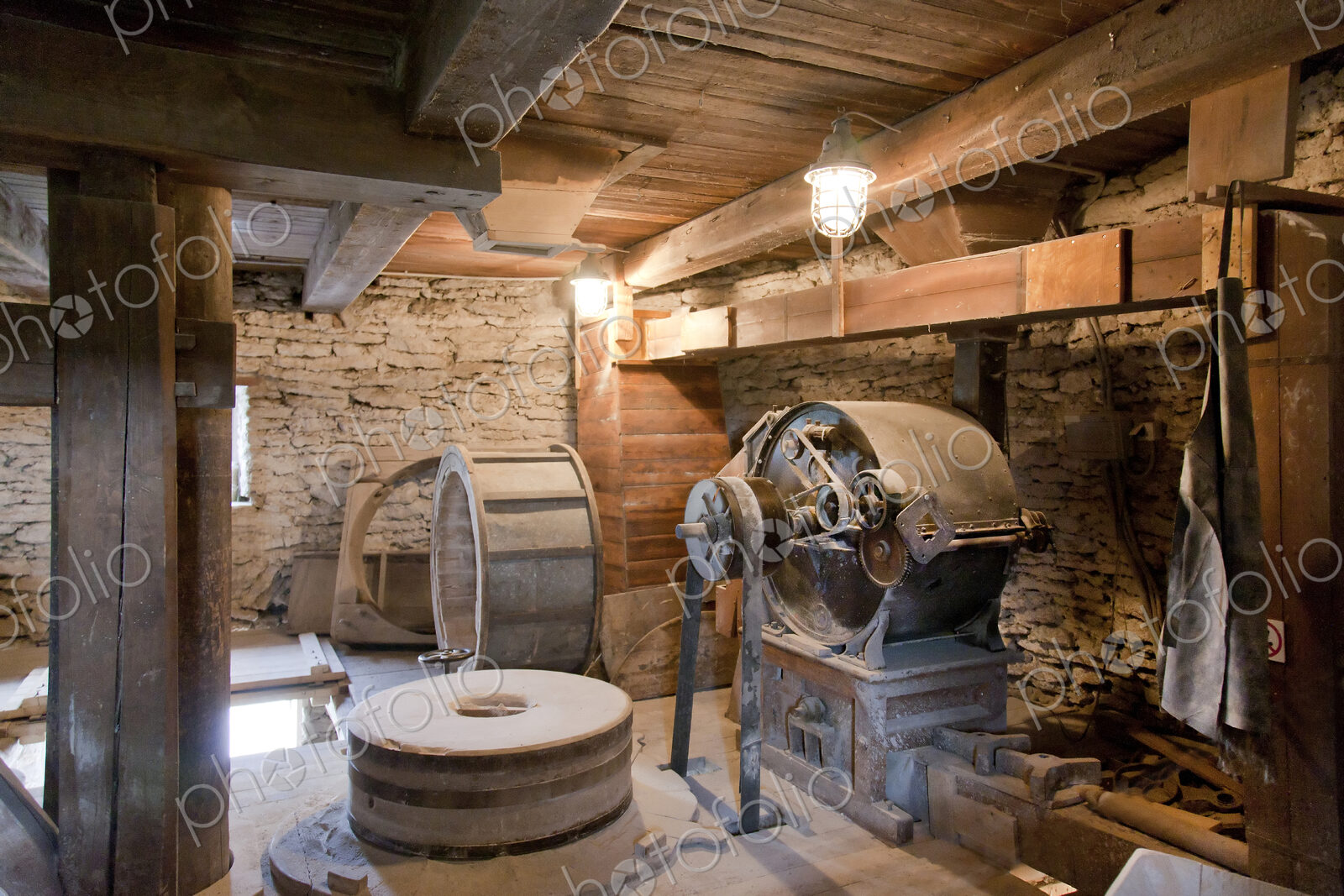 Old Windmill Interior