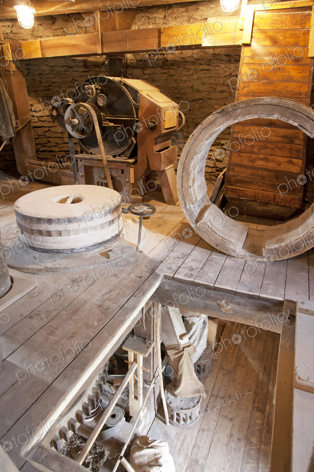 Old Windmill Interior