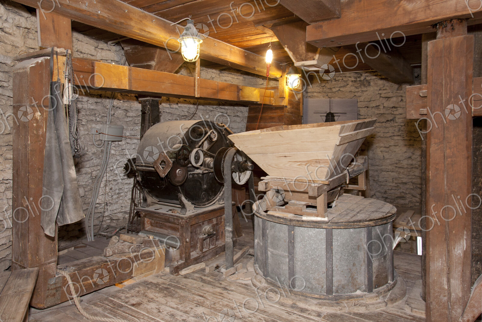 Old Windmill Machinery