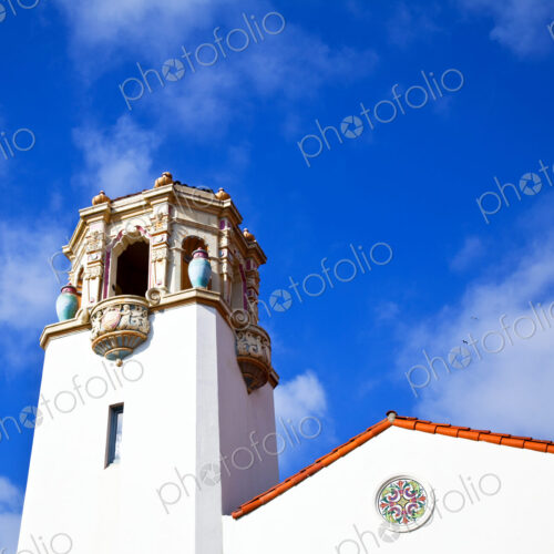 Old World Building Under a Blue Sky Old World Building Under a Blue Sky