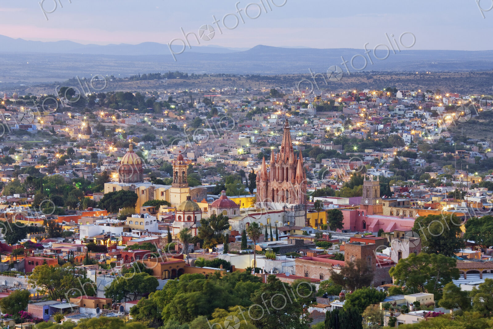 Old World City Skyline